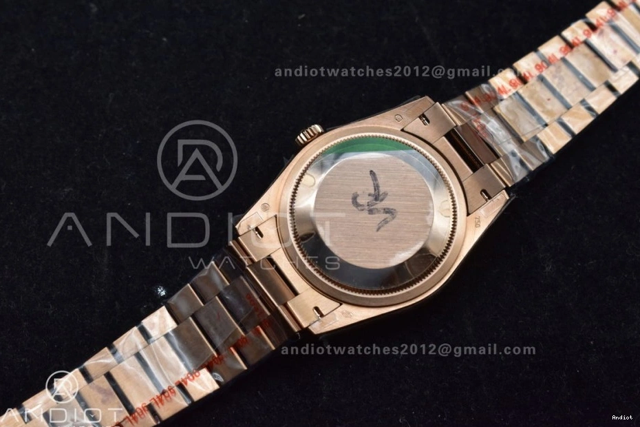 36 vr3255 DayDate on (Gain Diamond V5 Steel President Weight) Silver Square Edition QF Best Dial 904L with RG Bracelet 1112